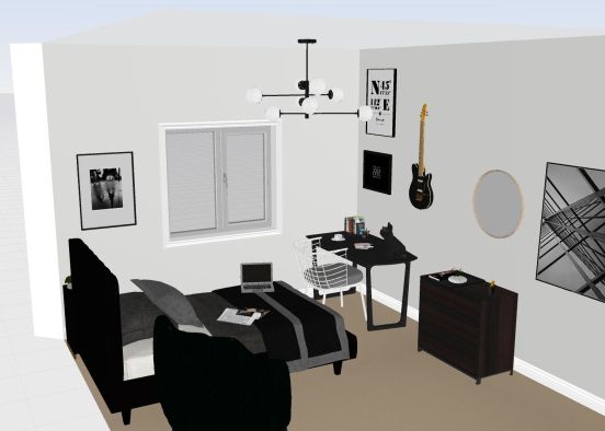 Ariya Ramjit - MY BEDROOM Design Rendering