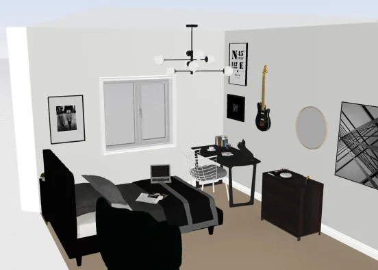 Ariya Ramjit - MY BEDROOM Design Rendering