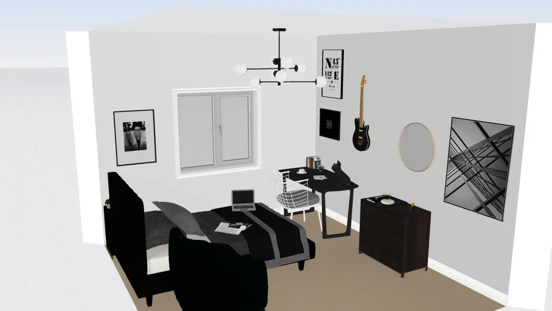 Ariya Ramjit - MY BEDROOM 3d design renderings