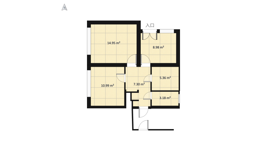 Mieszkanie New floor plan 65.17