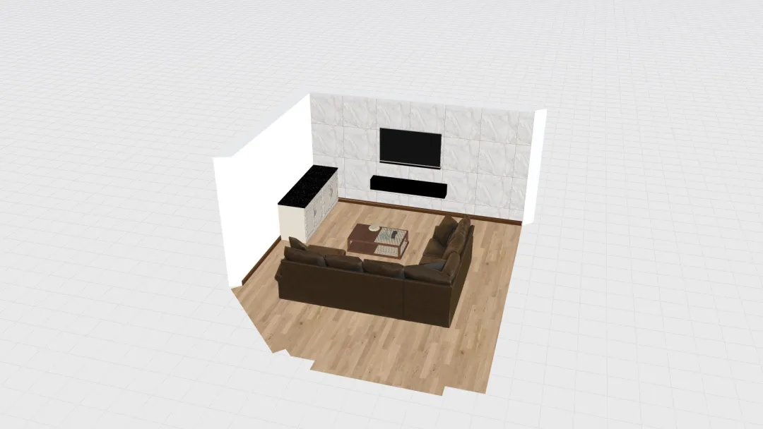 Marissa Living Room 3d design renderings