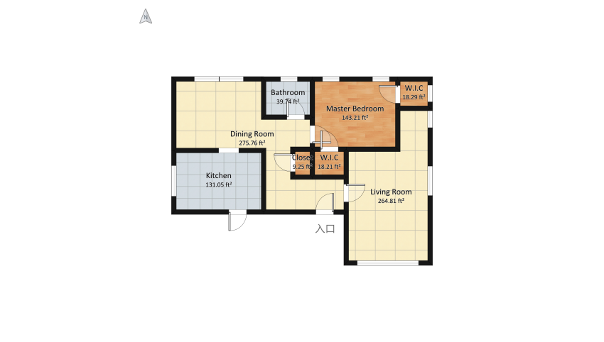 Forest Ave floor plan 96.78