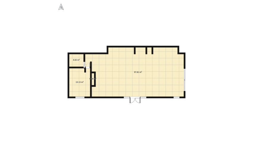 salón familiar floor plan 125.61