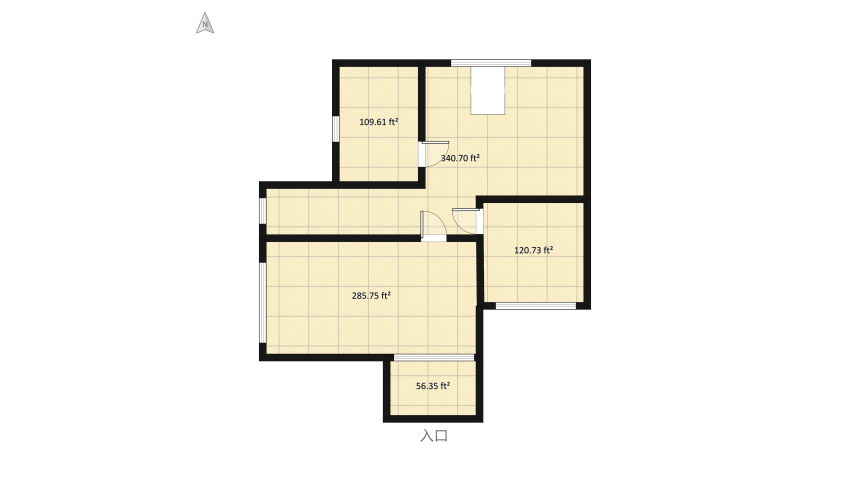 casa mia floor plan 946.95