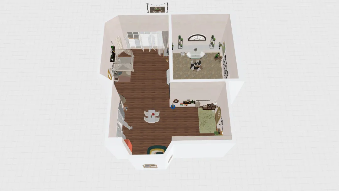 6 Bohemian Vibe Room_copy 3d design renderings