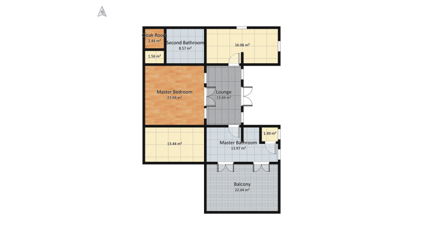 Casona Room 5- Future expansion floor plan 130