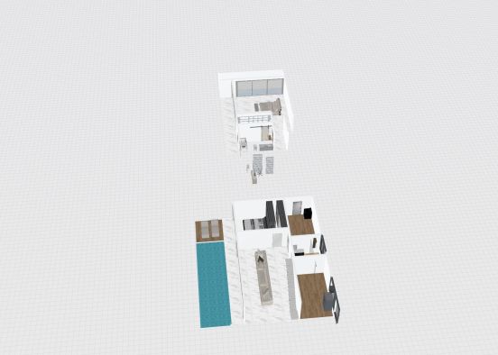Futura casa, dos piso oficina Design Rendering