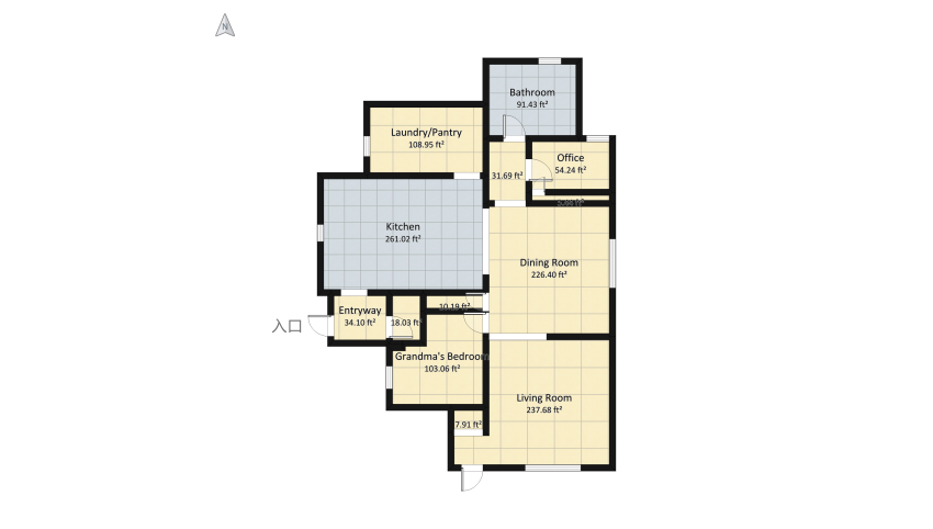 Guelig House floor plan 128.23
