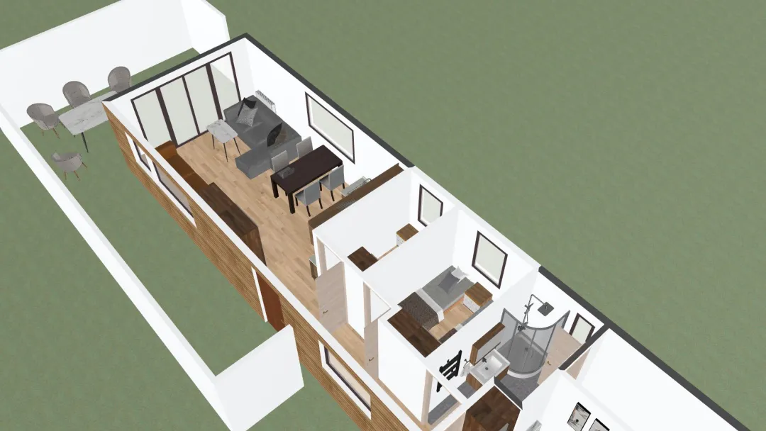 Domek v2.3 sauna_copy 3d design renderings