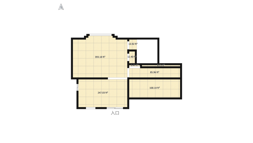 cozy minimalist design commision floor plan 129.4