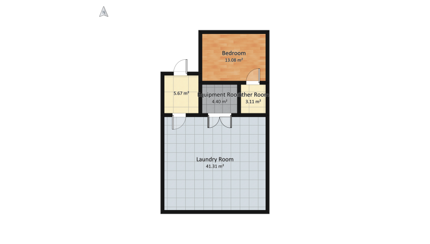 Ariya Ramjit - Bungalow Home floor plan 306.87