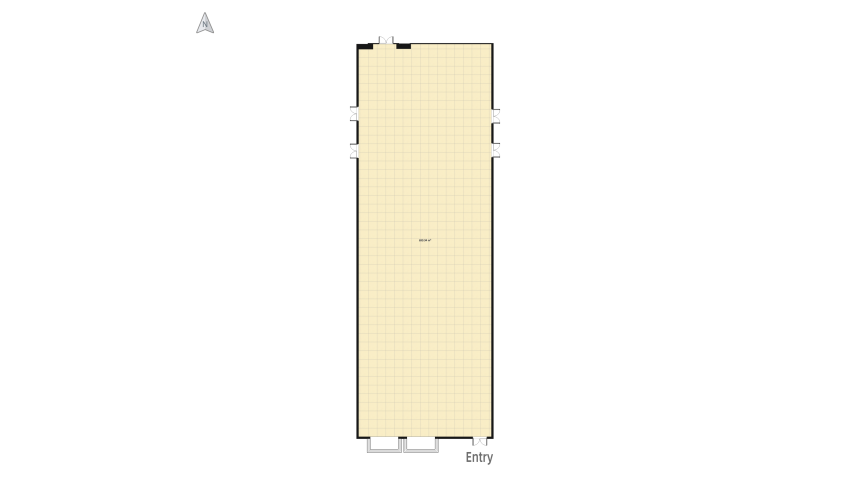 9 Tall Ceiling Living Space / 2 Floors floor plan 810.91