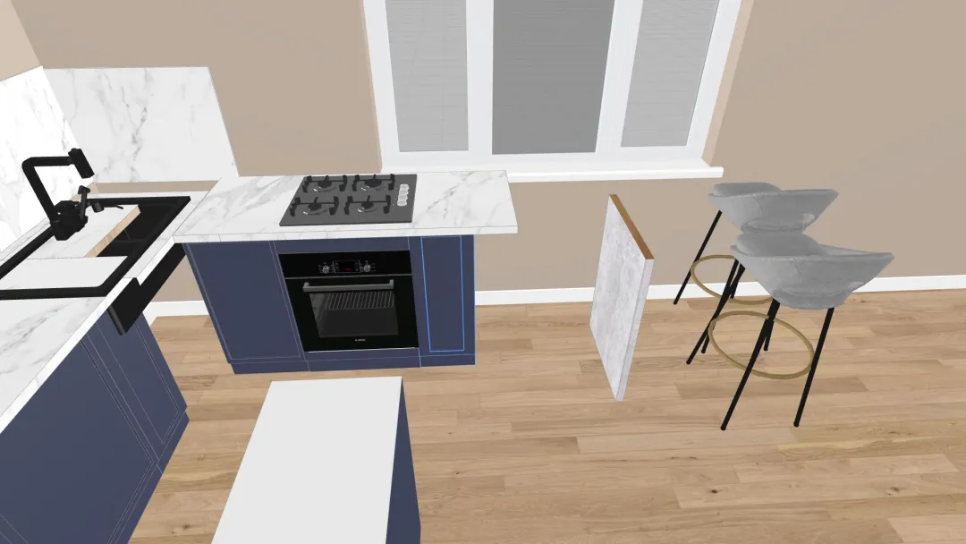 кухня 3 этажа 3d design renderings