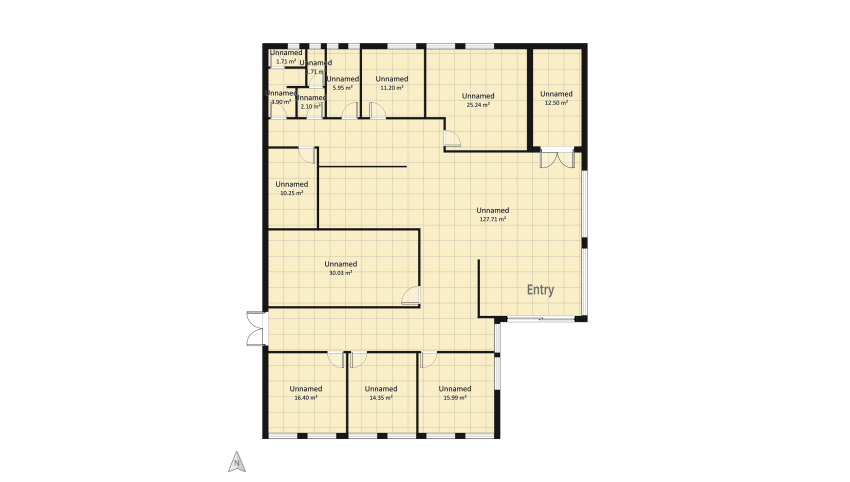 Administrativni prostor floor plan 279.04