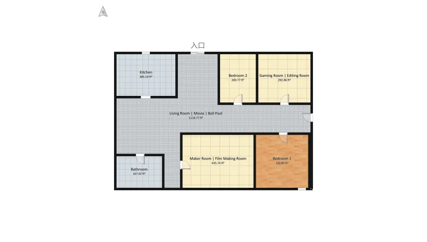 【System Auto-save】Untitled_copy floor plan 285.39