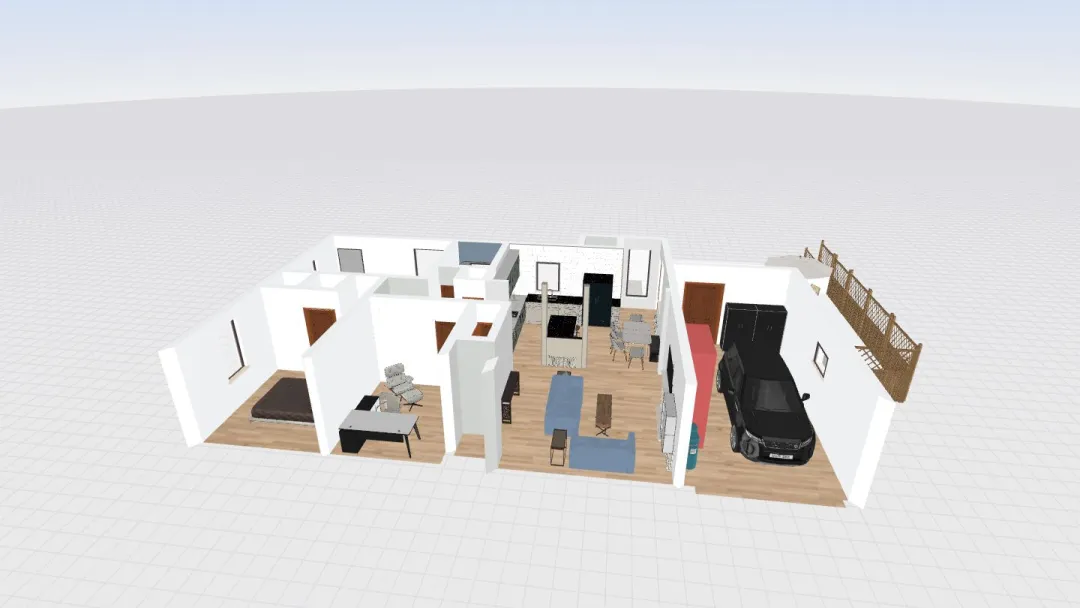 Final Pelham house plan 3d design renderings