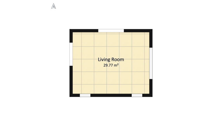 Drafting living room floor plan 94.93