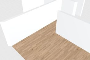 Single Bedroom-Wardrobes-Bathroom Design Rendering
