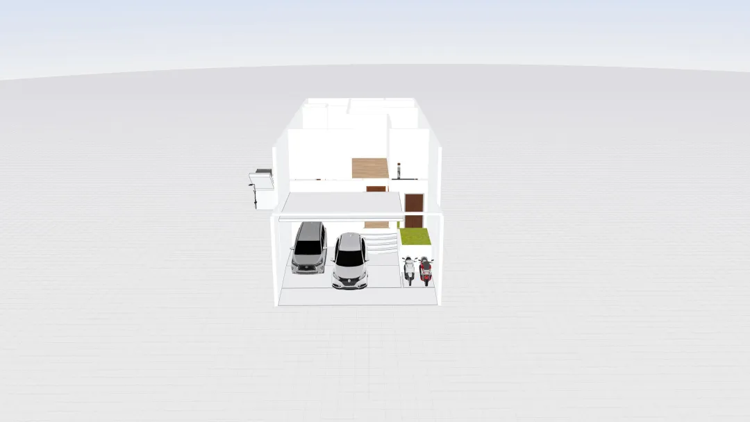 CarportStairsFloor2 3d design renderings