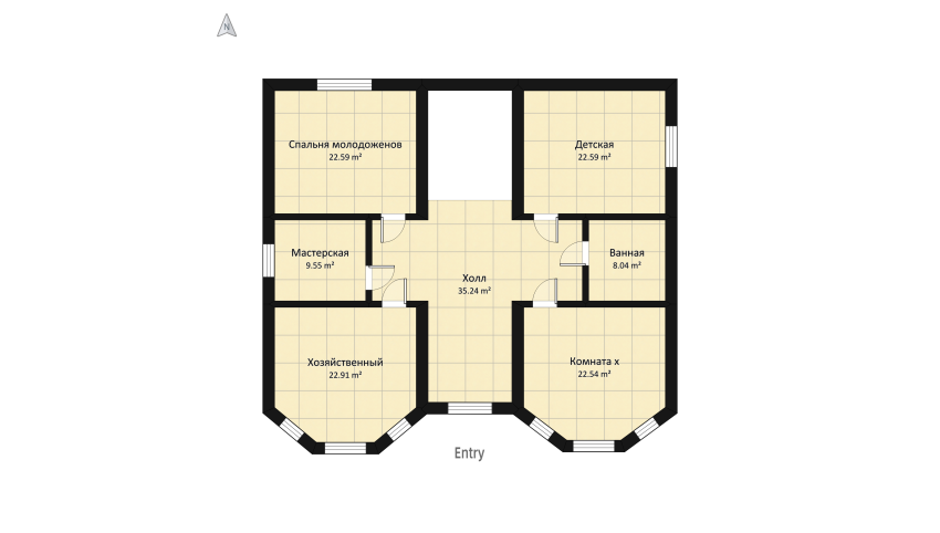 Copy of котт1 floor plan 360.4