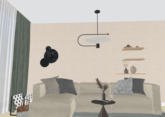 The Beginner Guide_Living Room-1 Design Rendering