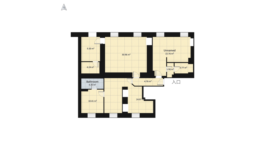 Appartamento Alfieri floor plan 153.2