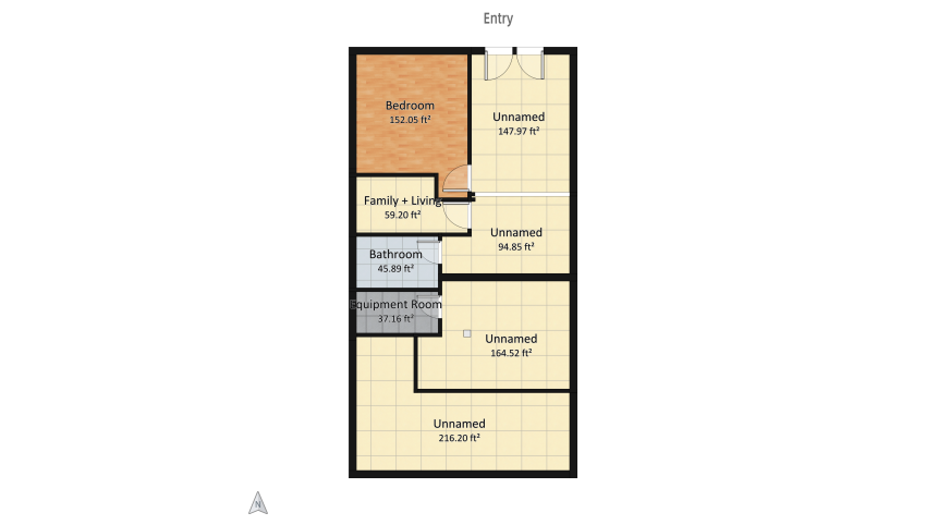 Copy of Merchiori Basement floor plan 86.25
