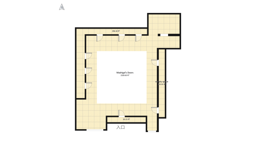 Casita Interior floor plan 514.32