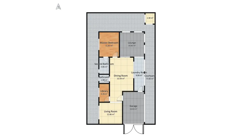 Croqui G3 M2 floor plan 188.89
