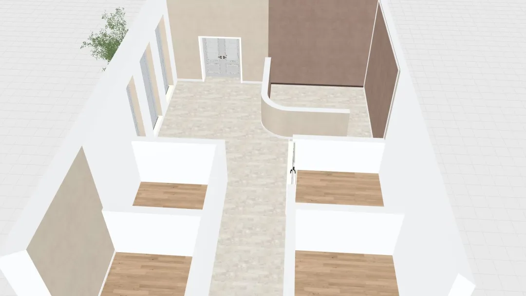 Copy of Copy of 5 Wabi Sabi Empty Room 3d design renderings