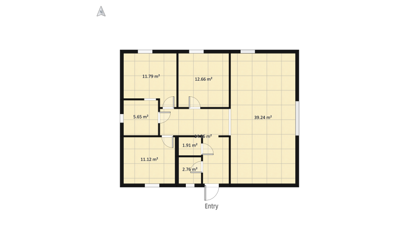 MENS HOUSE floor plan 109.14