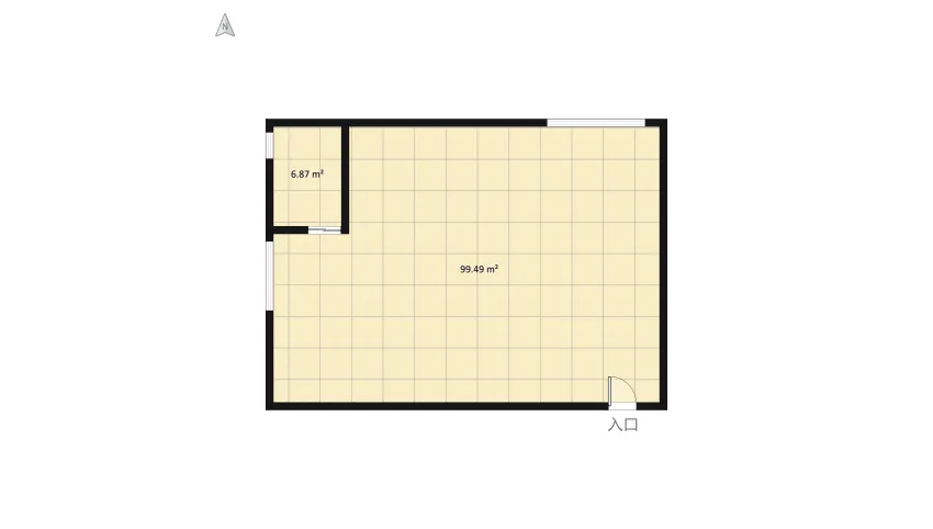 Loft Apartment 112m²/1200ft² floor plan 106.37