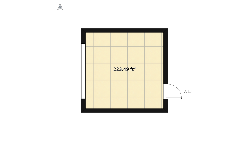 Bedroom ＂Velina＂ Style floor plan 20.77