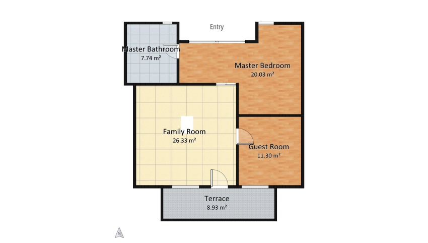Petite Maison Tropicale floor plan 1734.63