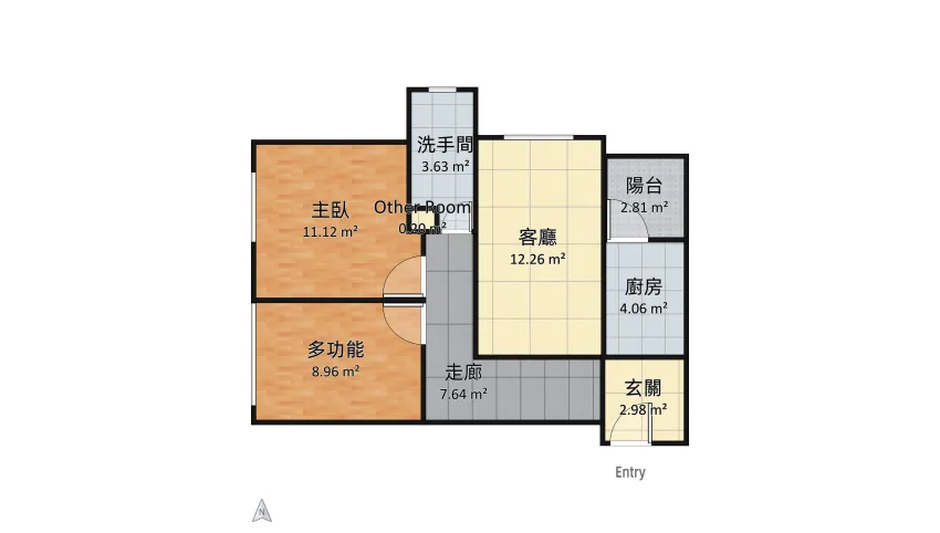 副本-Yee layout floor plan 54.07