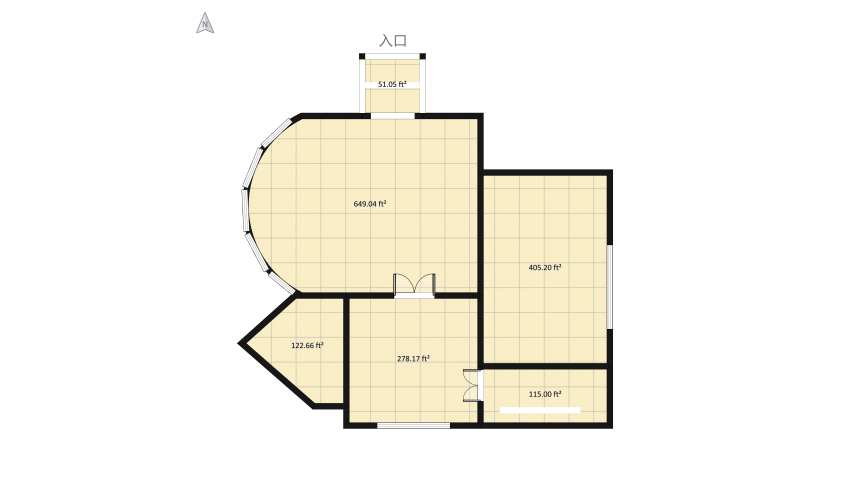 дом круглое окно floor plan 437.6
