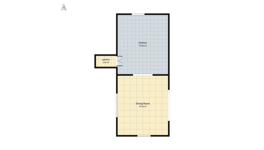 Copy of Kitchen / Dining room floor plan floor plan 163.15