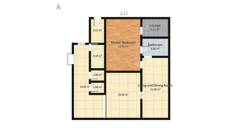 Condomínio Aroeira floor plan 143.34