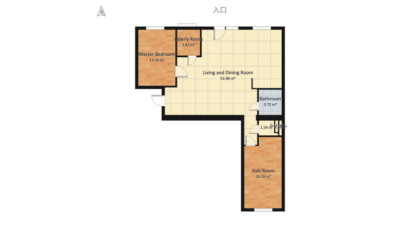 DAMBAEV'S HOME #2 floor plan 102.2