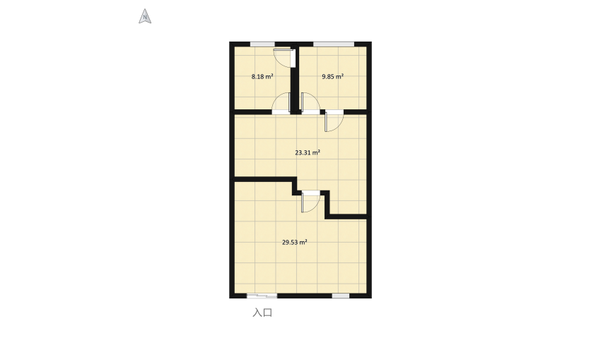 Thomas Smalley - Full Flat Design floor plan 70.87