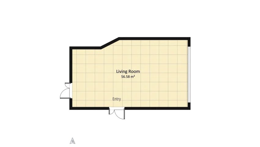 Living room with a view floor plan 56.59
