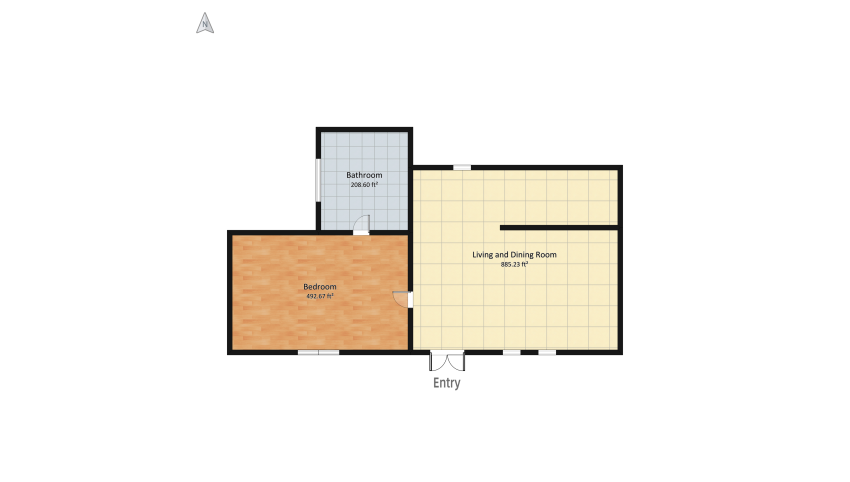 Little Cottage floor plan 158.75