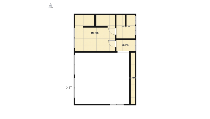 casa 3 floor plan 654.61