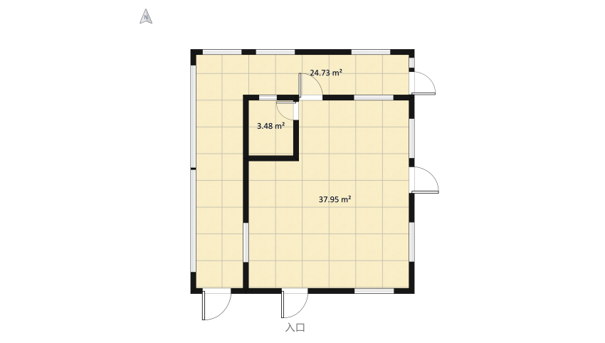 Home floor plan 118.82