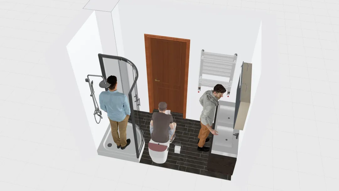módósított fürdőszoba 3d design renderings