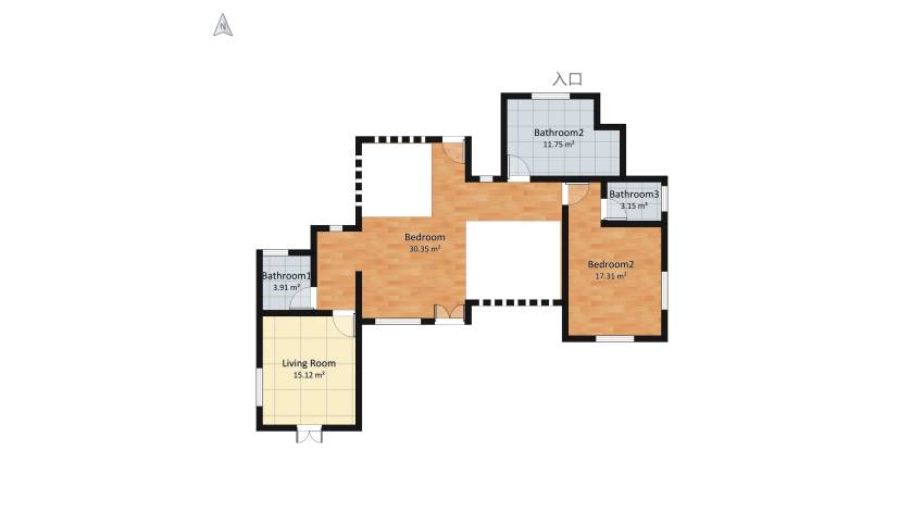 New pargola design floor plan 224.3