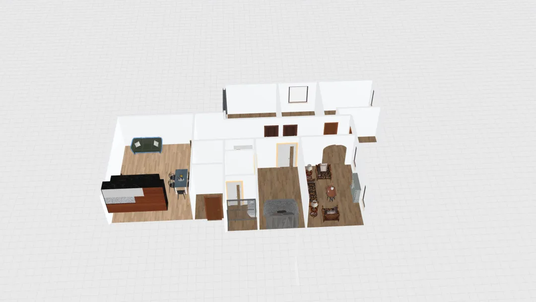 Renovation Ideas Square Addition 3d design renderings