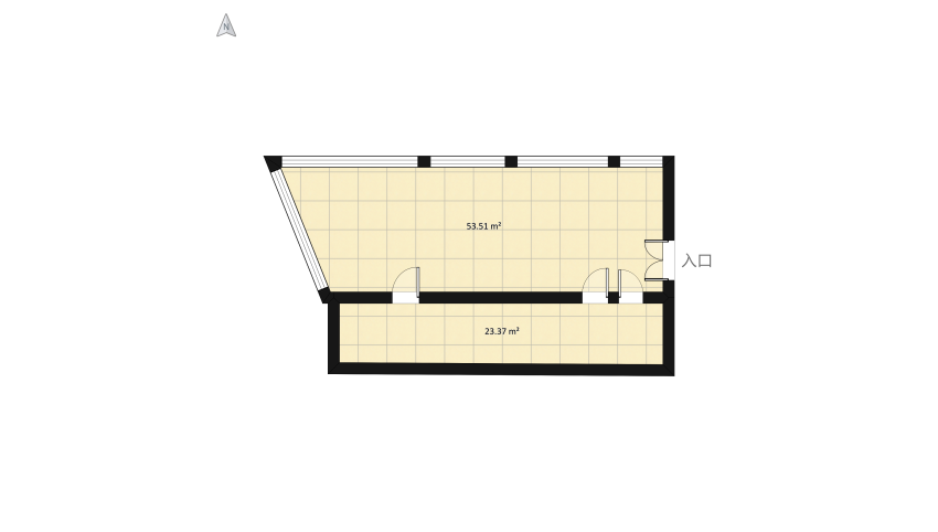 Andronache Office_Industrial Design floor plan 76.88