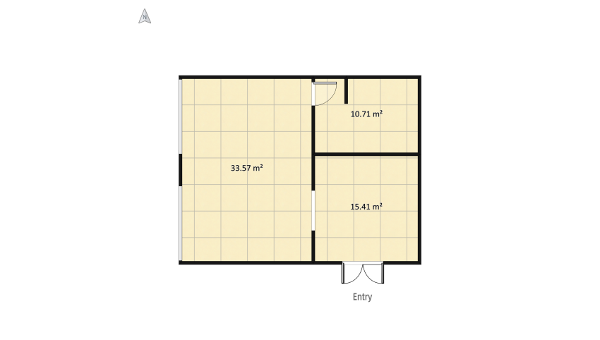 Small apartment. floor plan 63