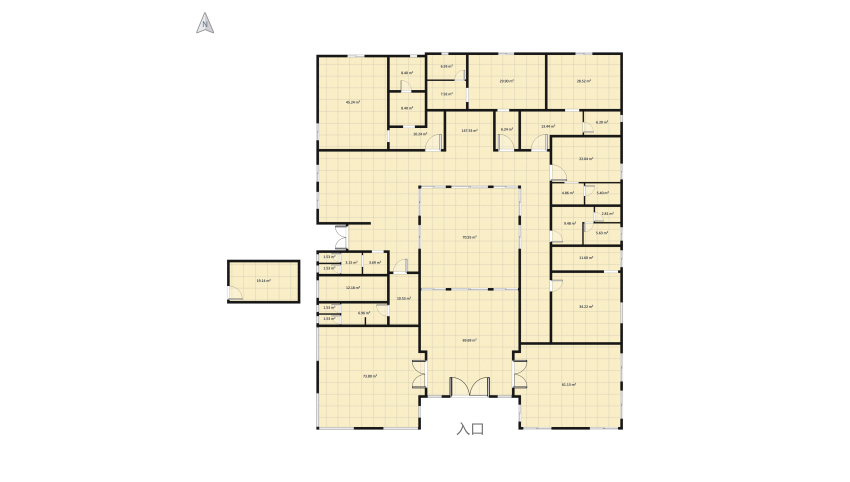Andalusian Vila floor plan 810.65